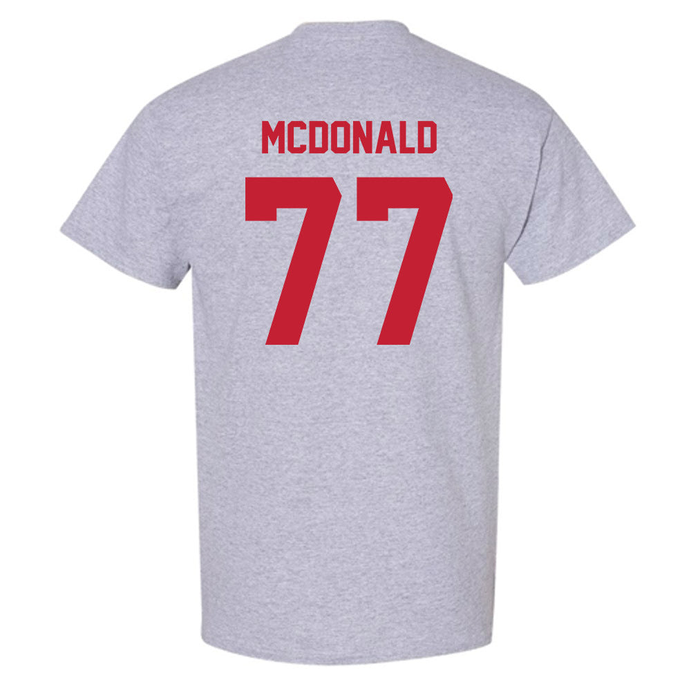 Wisconsin - NCAA Football : Will McDonald - Classic Shersey T-Shirt-1