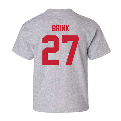 Wisconsin - NCAA Men's Ice Hockey : Finn Brink - Classic Shersey Youth T-Shirt-1