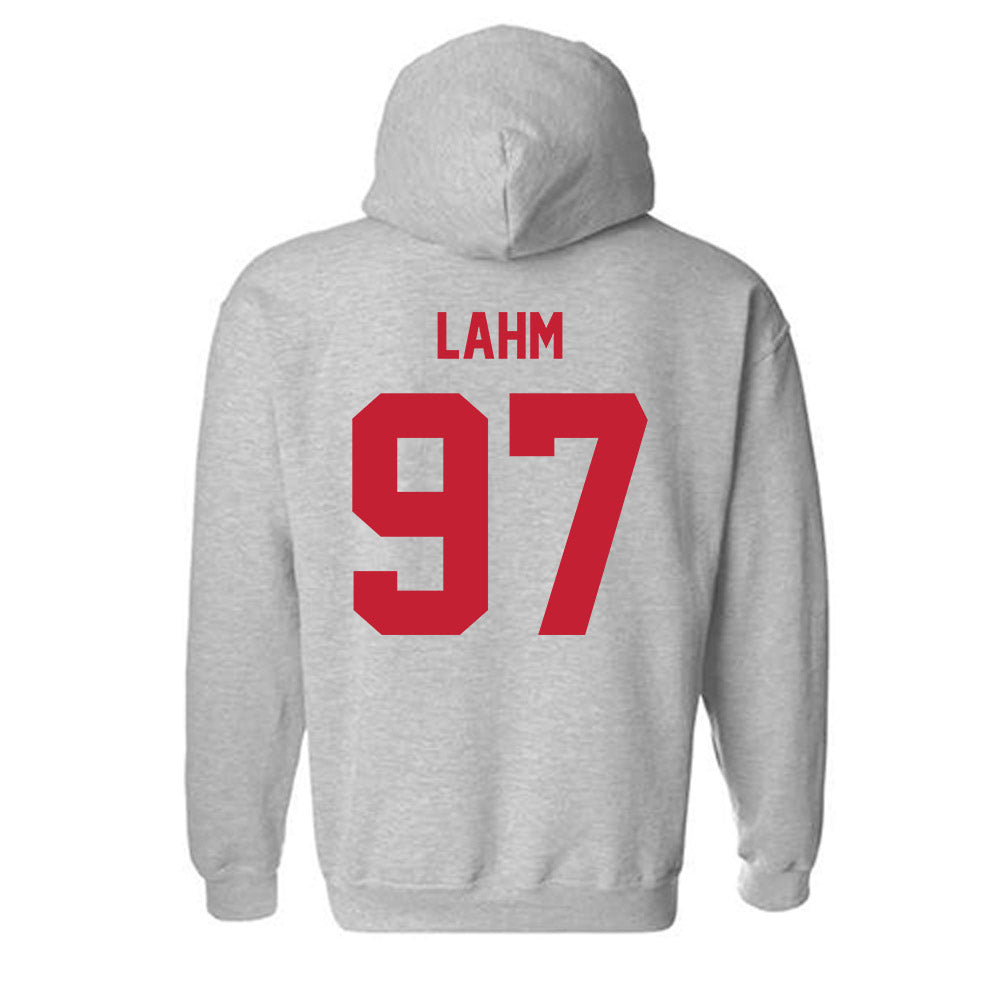 Wisconsin - NCAA Football : Gavin Lahm - Classic Shersey Hooded Sweatshirt-1