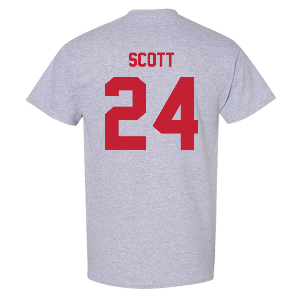 Wisconsin - NCAA Football : Jaimier Scott - Classic Shersey T-Shirt-1
