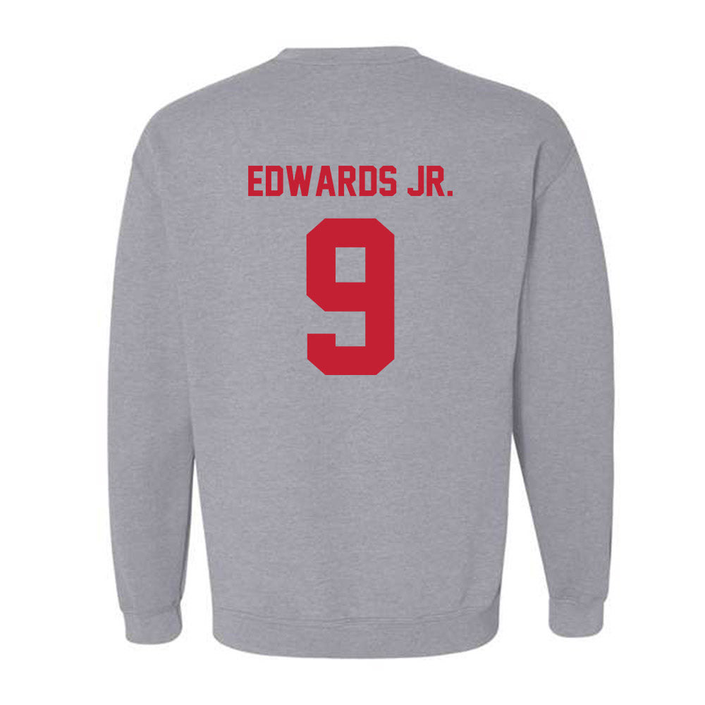 Wisconsin - NCAA Football : Billy Edwards Jr. - Classic Shersey Crewneck Sweatshirt-1