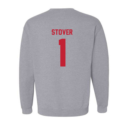 Wisconsin - NCAA Women's Soccer : Drew Stover - Classic Shersey Crewneck Sweatshirt-1