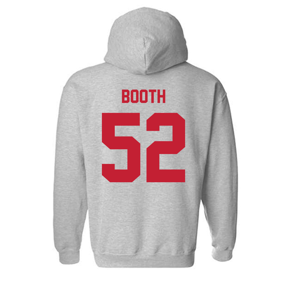 Wisconsin - NCAA Women's Volleyball : Carter Booth - Classic Shersey Hooded Sweatshirt-1