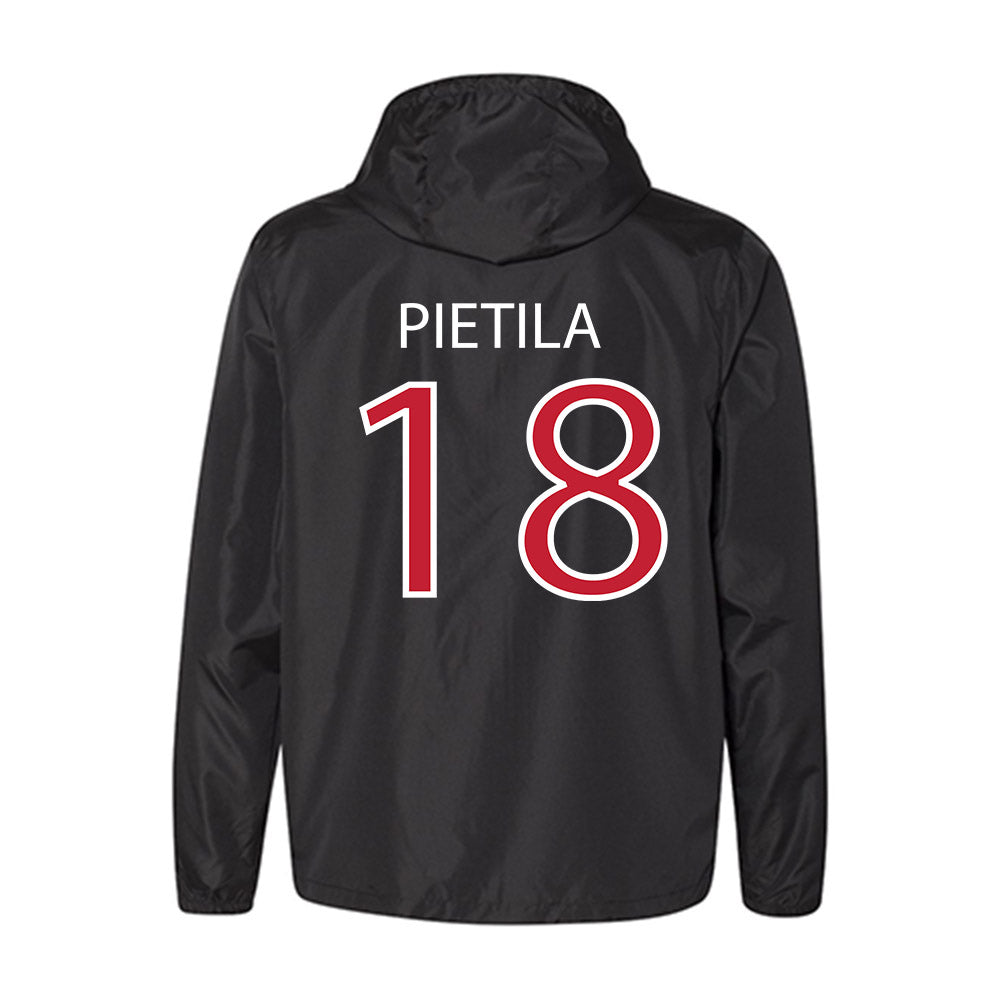 Wisconsin - NCAA Men's Ice Hockey : Adam Pietila - Windbreaker-1