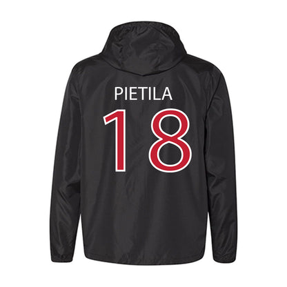 Wisconsin - NCAA Men's Ice Hockey : Adam Pietila - Windbreaker-1