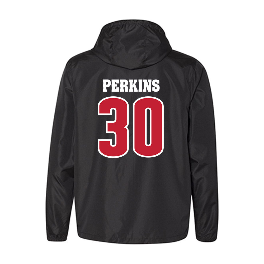 Wisconsin - NCAA Football : Charles Perkins - Windbreaker-1