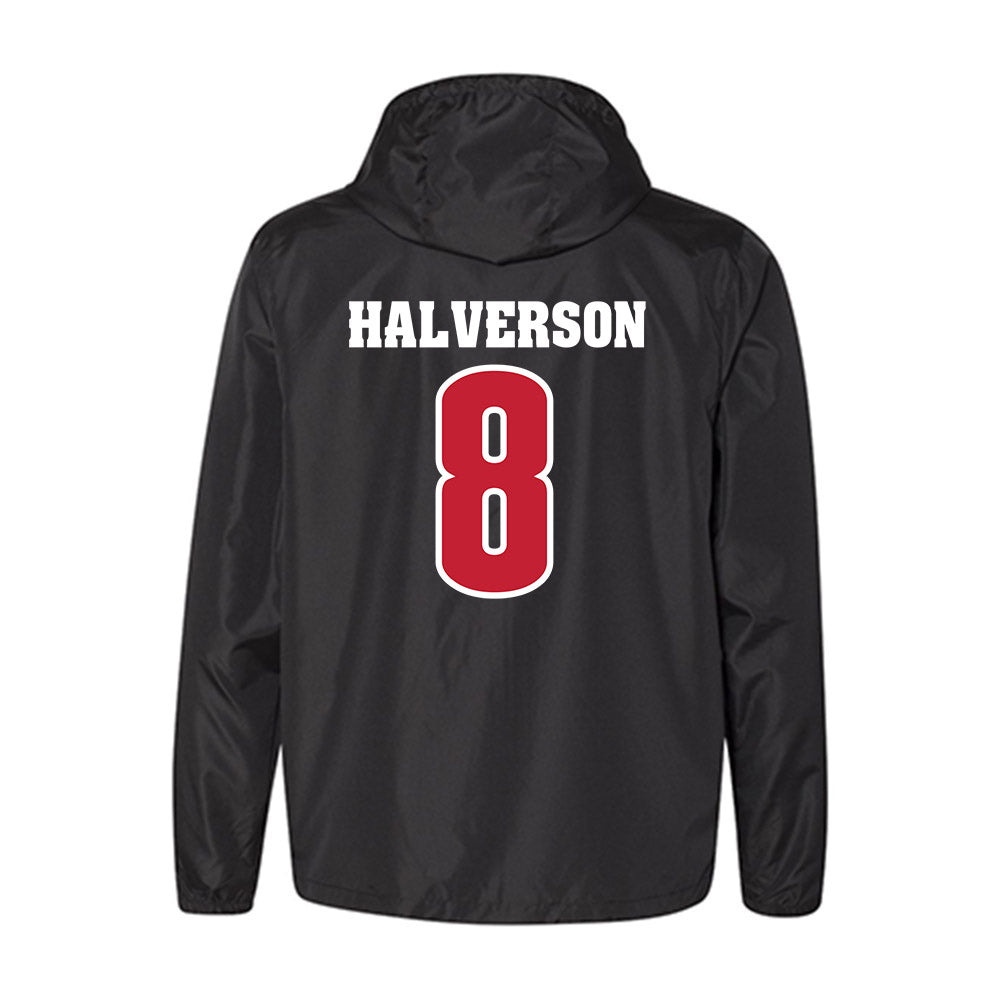 Wisconsin - NCAA Women's Ice Hockey : Hannah Halverson - Windbreaker-1
