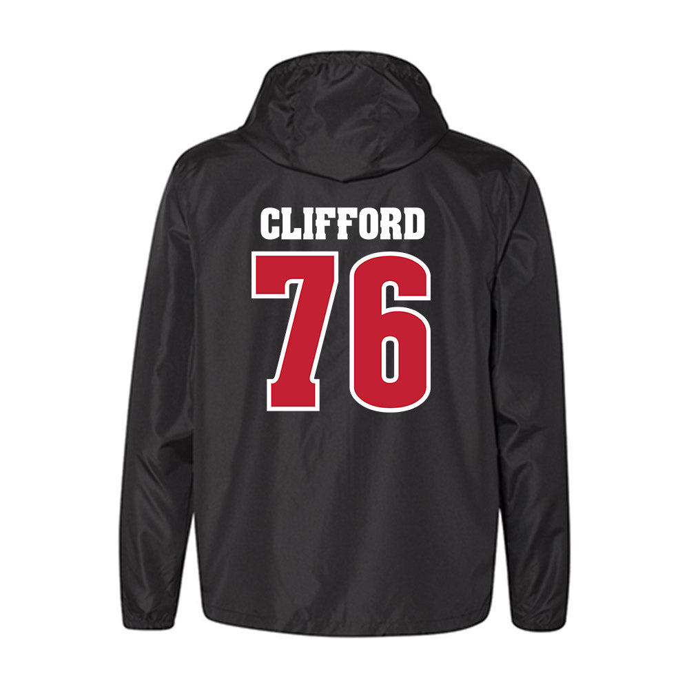 Wisconsin - NCAA Football : John Clifford - Windbreaker-1