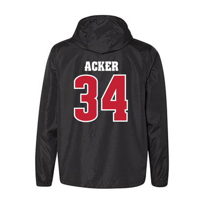 Wisconsin - NCAA Football : Jackson Acker - Windbreaker-1