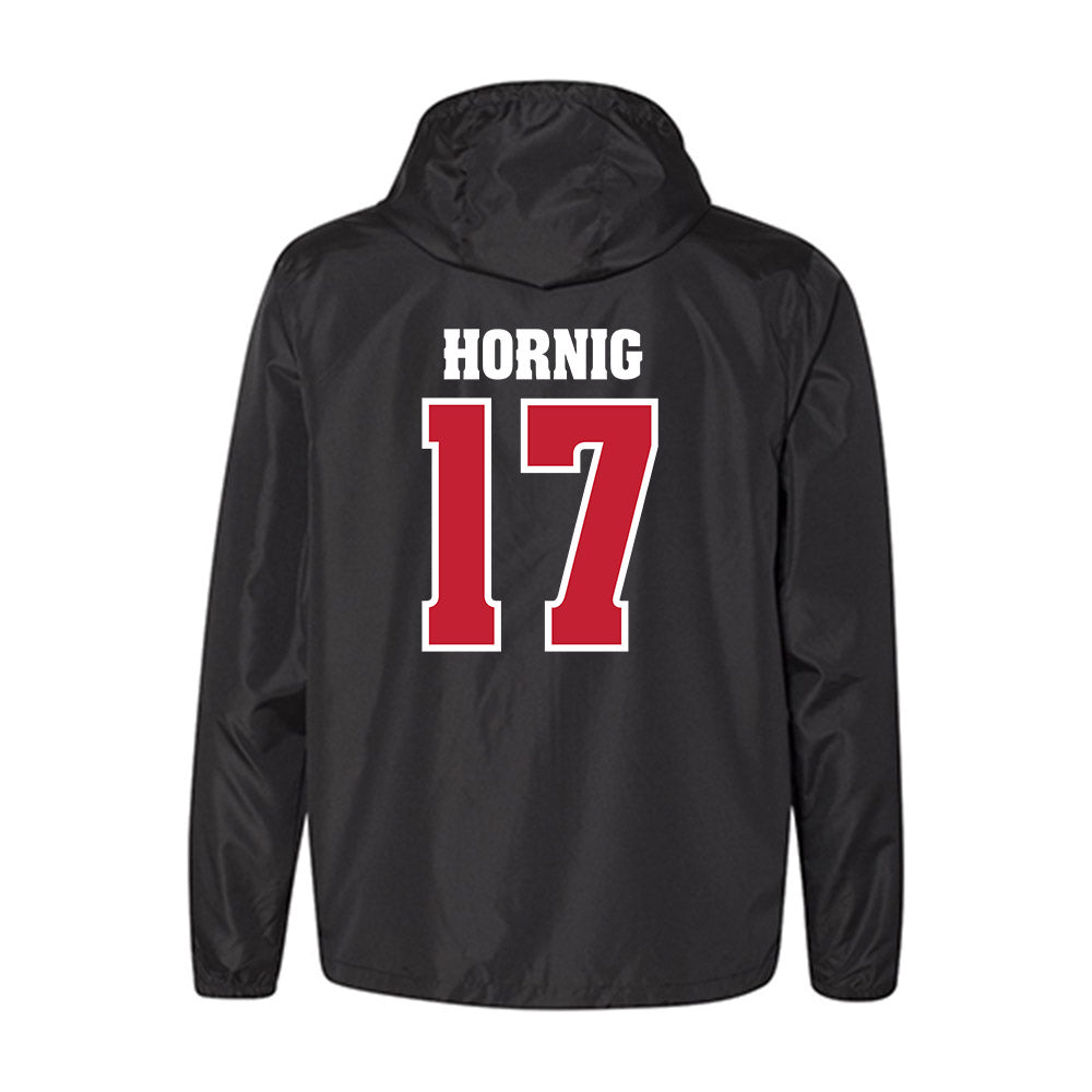Wisconsin - NCAA Men's Soccer : Owen Hornig - Windbreaker-1