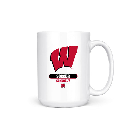 Wisconsin - NCAA Women's Soccer : Erin Connolly - Coffee Mug-0