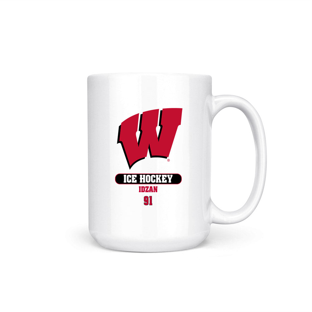 Wisconsin - NCAA Men's Ice Hockey : Bruno Idzan - Coffee Mug-0
