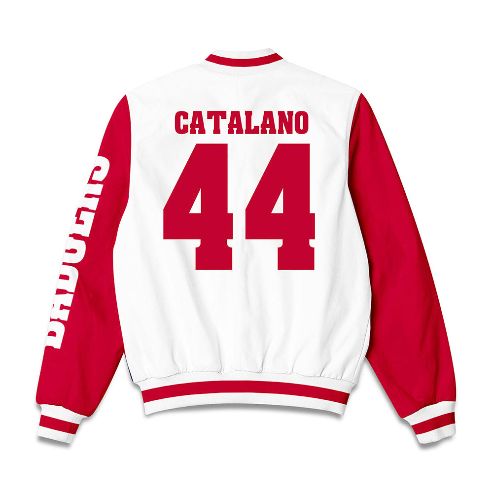 Wisconsin - NCAA Football : Cooper Catalano - Bomber Jacket-1