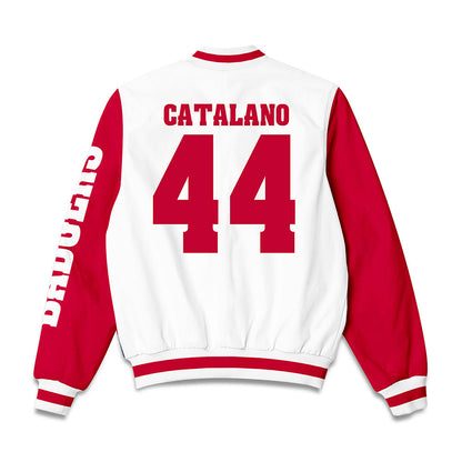 Wisconsin - NCAA Football : Cooper Catalano - Bomber Jacket-1