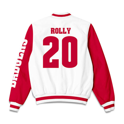 Wisconsin - NCAA Women's Soccer : Calypso Rolly - Bomber Jacket-1
