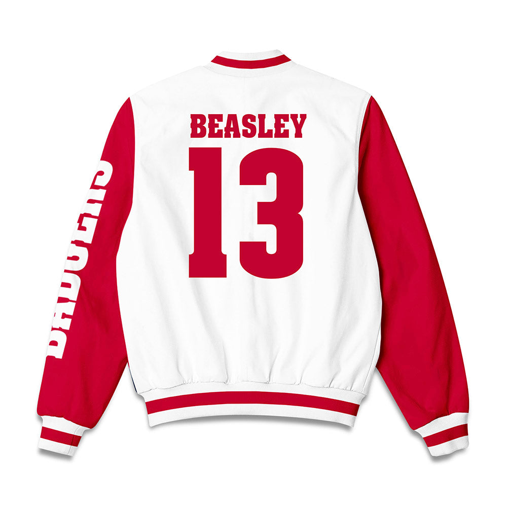 Wisconsin - NCAA Women's Soccer : Sascha Beasley - Bomber Jacket-1