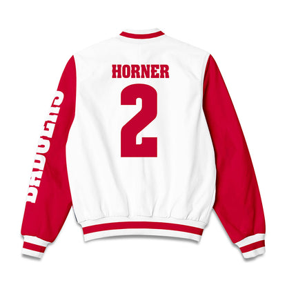 Wisconsin - NCAA Women's Volleyball : Addison Horner - Bomber Jacket-1