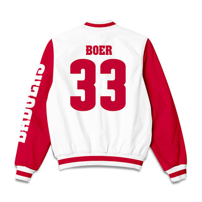 Wisconsin - NCAA Women's Soccer : Adee Boer - Bomber Jacket-1