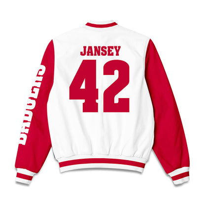 Wisconsin - NCAA Football : Tyler Jansey - Bomber Jacket-1