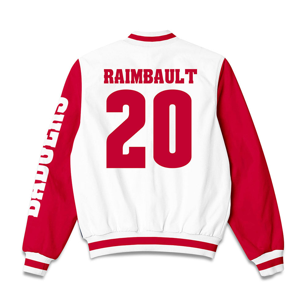 Wisconsin - NCAA Men's Soccer : Thomas Raimbault - Bomber Jacket-1