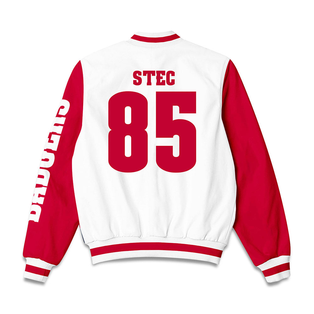 Wisconsin - NCAA Football : Grant Stec - Bomber Jacket-1