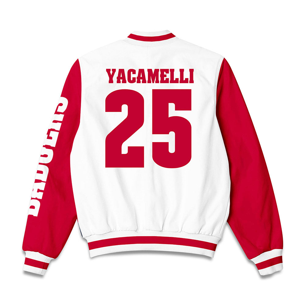 Wisconsin - NCAA Football : Cade Yacamelli - Bomber Jacket-1