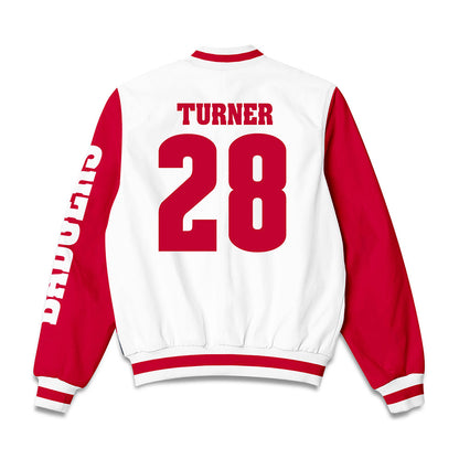 Wisconsin - NCAA Football : Antarron Turner - Bomber Jacket-1