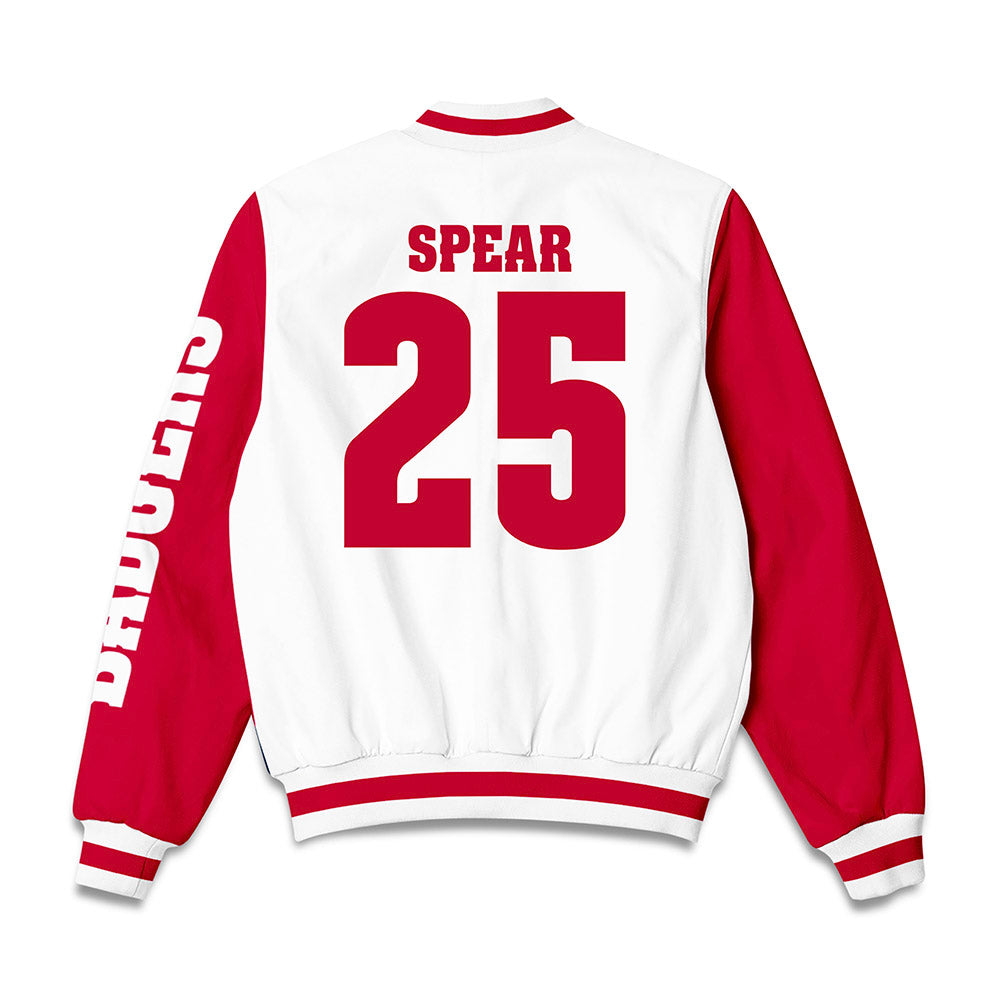 Wisconsin - NCAA Softball : Sydney Spear - Bomber Jacket-1