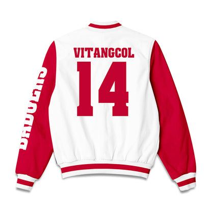 Wisconsin - NCAA Softball : Sydney Vitangcol - Bomber Jacket-1