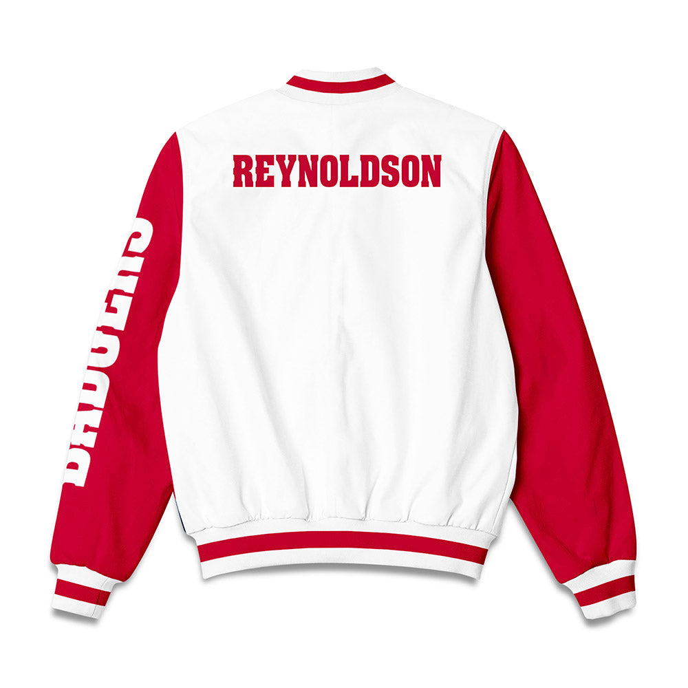 Wisconsin - NCAA Women's Tennis : Ellison Reynoldson - Bomber Jacket-1
