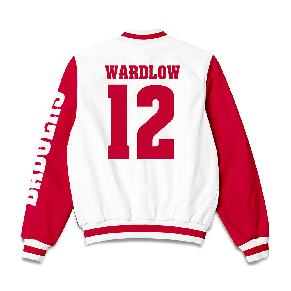 Wisconsin - NCAA Women's Volleyball : Natalie Wardlow - Bomber Jacket-1