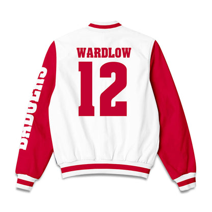 Wisconsin - NCAA Women's Volleyball : Natalie Wardlow - Bomber Jacket-1