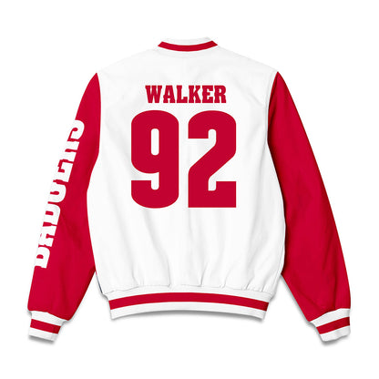 Wisconsin - NCAA Football : Corey Walker - Bomber Jacket-1