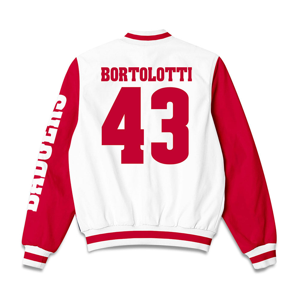 Wisconsin - NCAA Football : Grover Bortolotti - Bomber Jacket-1