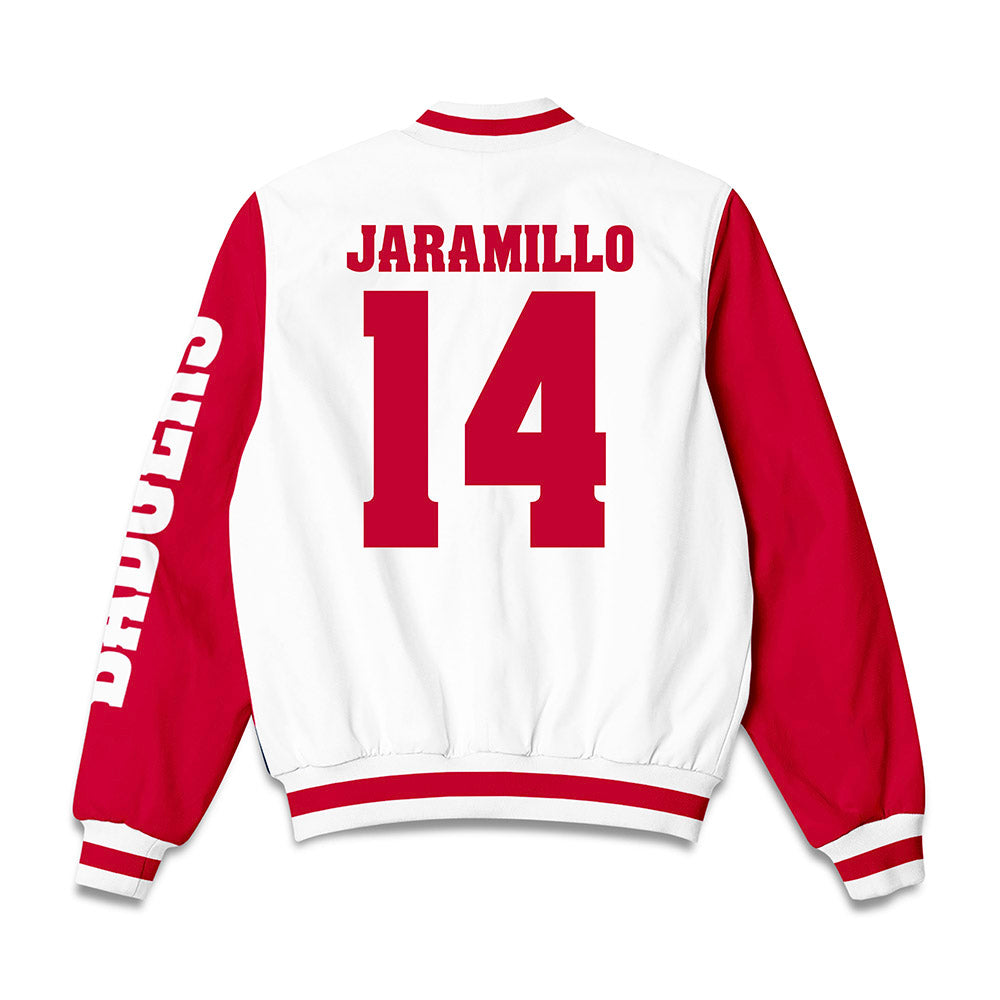 Wisconsin - NCAA Women's Basketball : Reese Jaramillo - Bomber Jacket-1