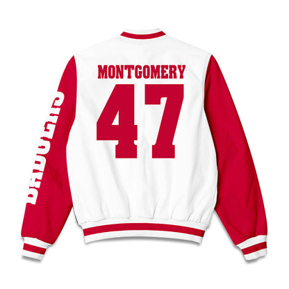 Wisconsin - NCAA Men's Ice Hockey : Blake Montgomery - Bomber Jacket-1