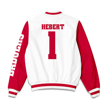 Wisconsin - NCAA Men's Soccer : Matisse Hebert - Bomber Jacket-1