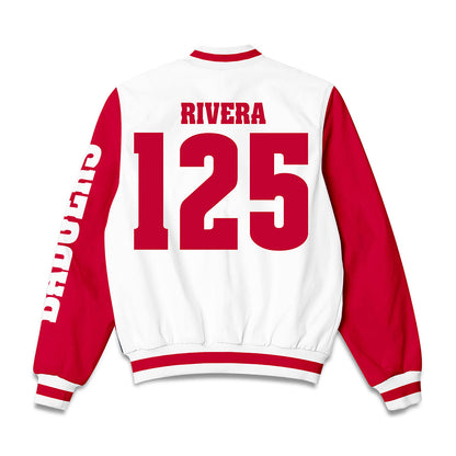 Wisconsin - NCAA Wrestling : Nicolar Rivera - Bomber Jacket-1