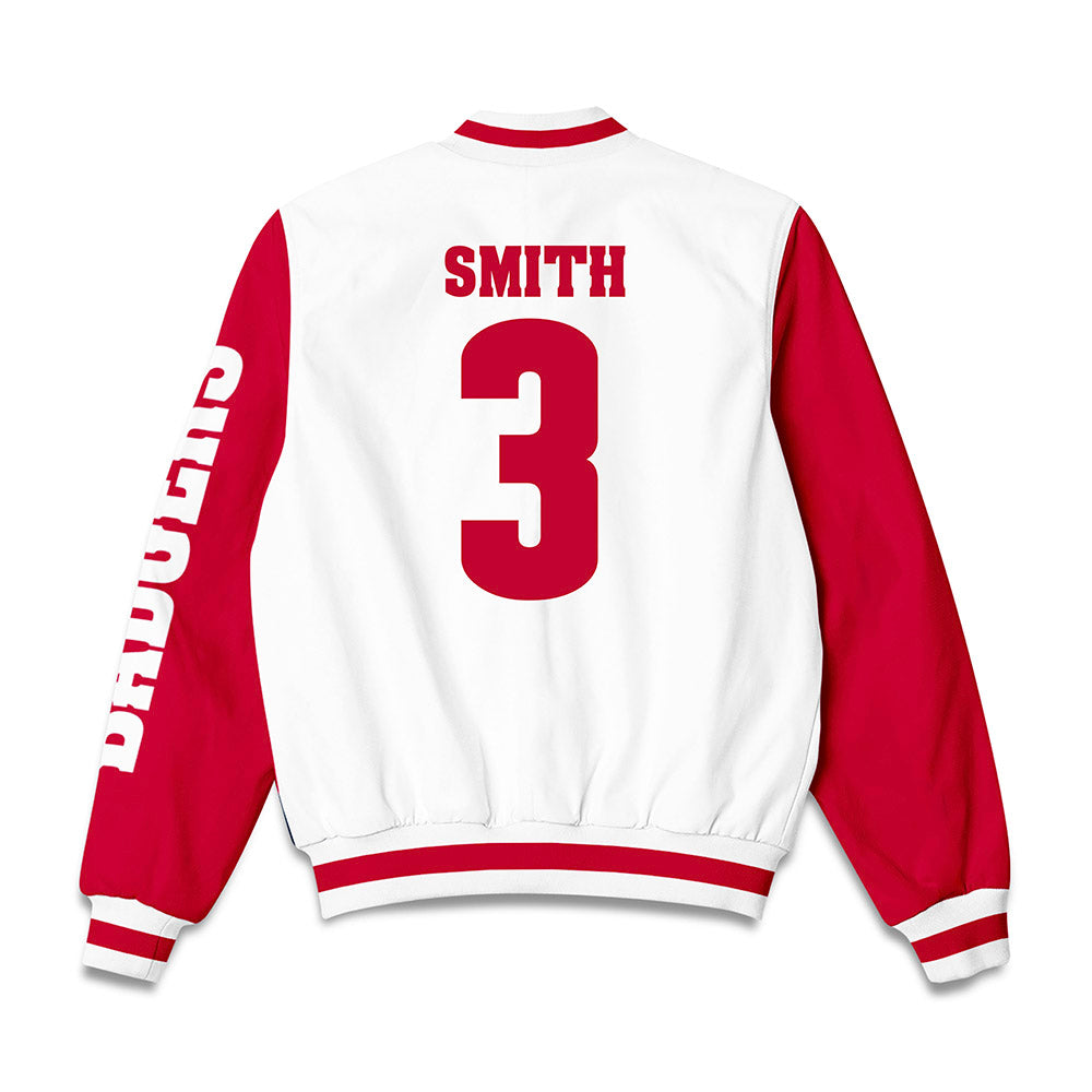 Wisconsin - NCAA Football : Carter Smith - Bomber Jacket-1