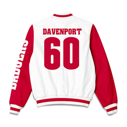 Wisconsin - NCAA Football : Nolan Davenport - Bomber Jacket-1