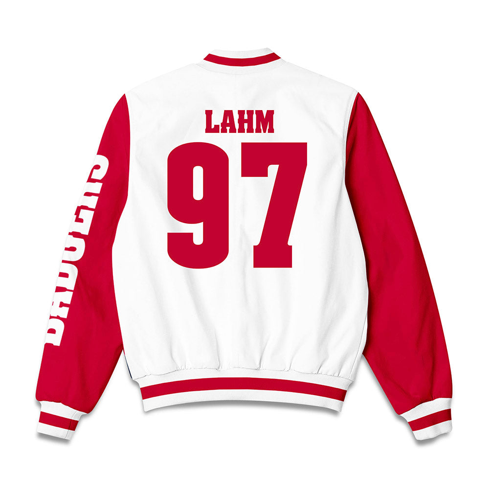 Wisconsin - NCAA Football : Gavin Lahm - Bomber Jacket-1
