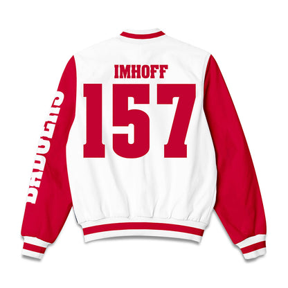 Wisconsin - NCAA Wrestling : Tyson Imhoff - Bomber Jacket-1