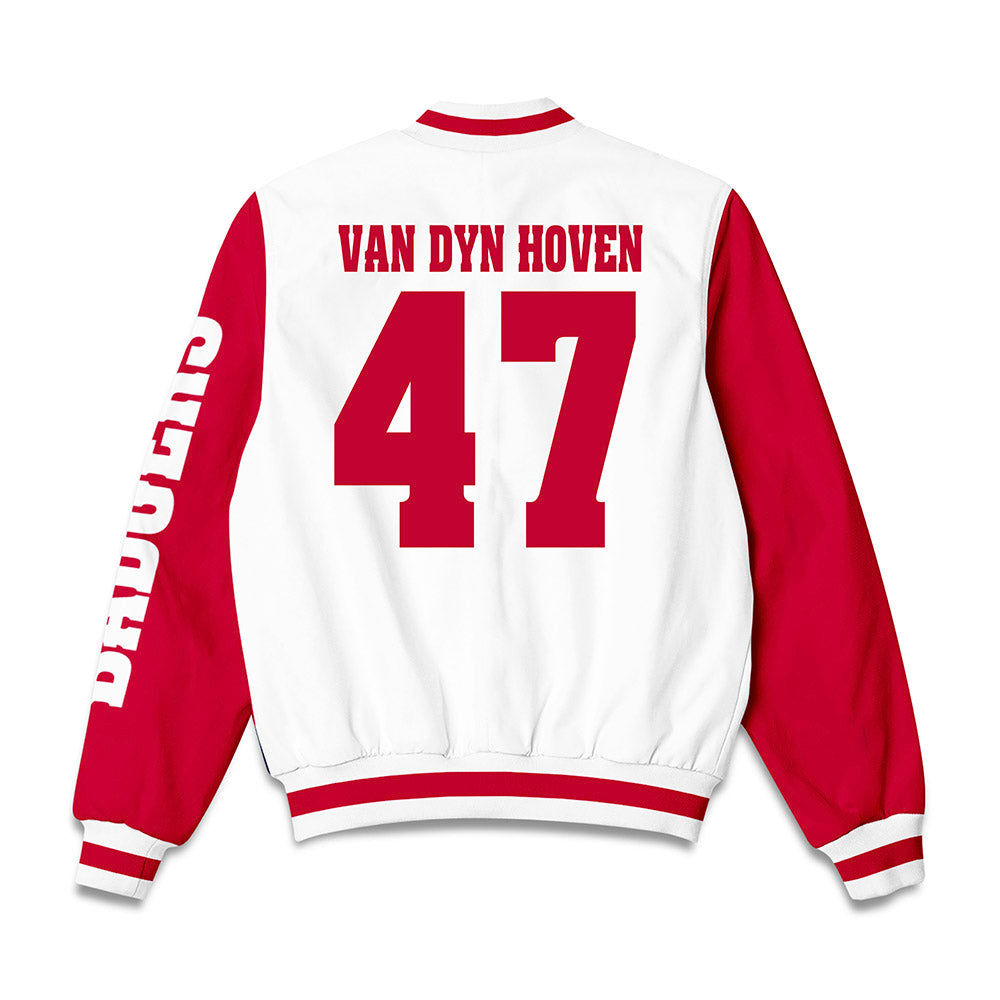 Wisconsin - NCAA Football : Evan Van Dyn Hoven - Bomber Jacket-1