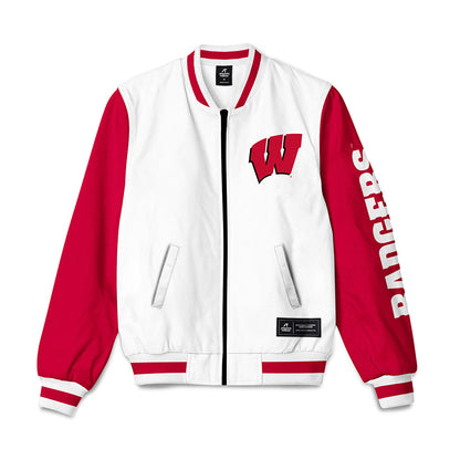 Wisconsin - NCAA Football : Nolan Davenport - Bomber Jacket-0