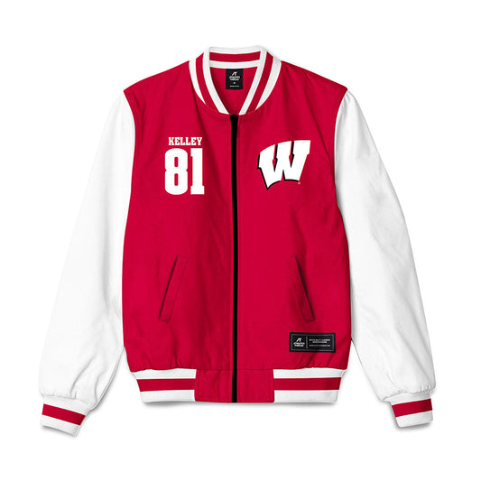 Wisconsin - NCAA Football : Mason Kelley - Bomber Jacket-0