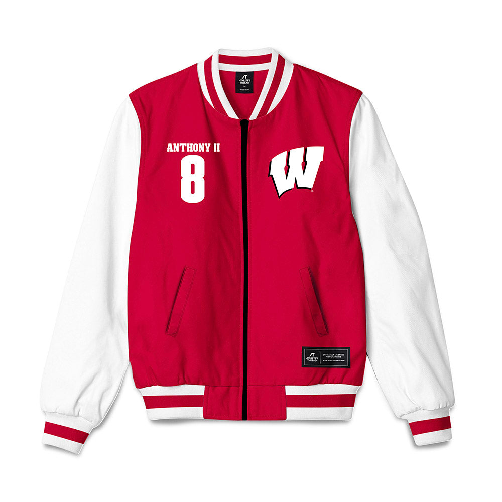 Wisconsin - NCAA Football : Vinny Anthony II - Bomber Jacket-0