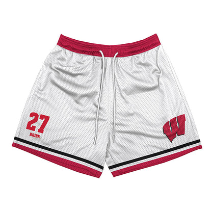 Wisconsin - NCAA Men's Ice Hockey : Finn Brink - Shorts-0