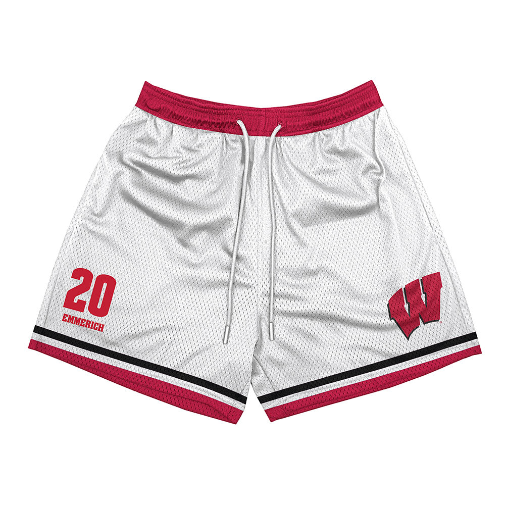 Wisconsin - NCAA Football : Luke Emmerich - Shorts-0