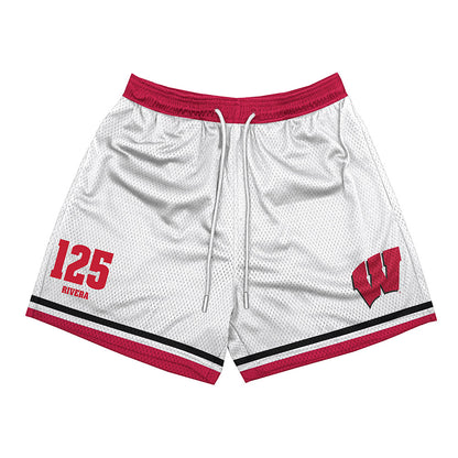 Wisconsin - NCAA Wrestling : Nicolar Rivera - Shorts-0