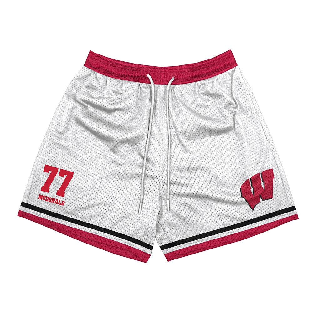 Wisconsin - NCAA Football : Will McDonald - Shorts-0